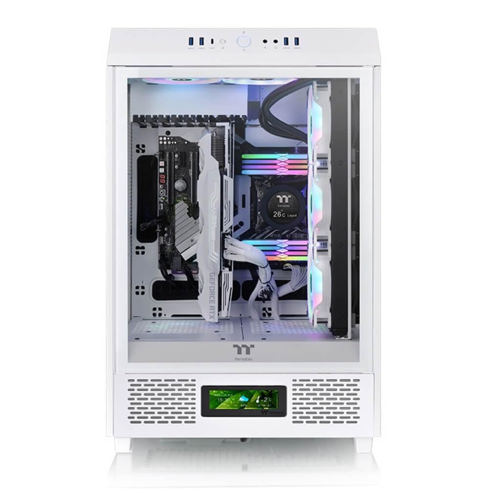 thermaltake-the-tower-500-lcd-panel-kit-snow-3-9-display-f-r-tower-500-steuerbar image 5