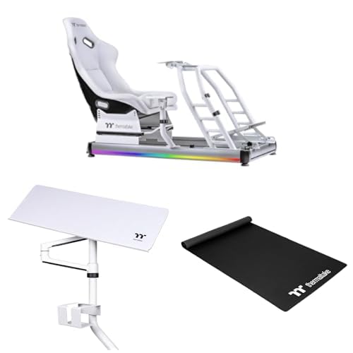 thermaltake-gr500-racing-simulator-cockpit-bundle-snow-simrig-mit-rennsitz-keybo image 8