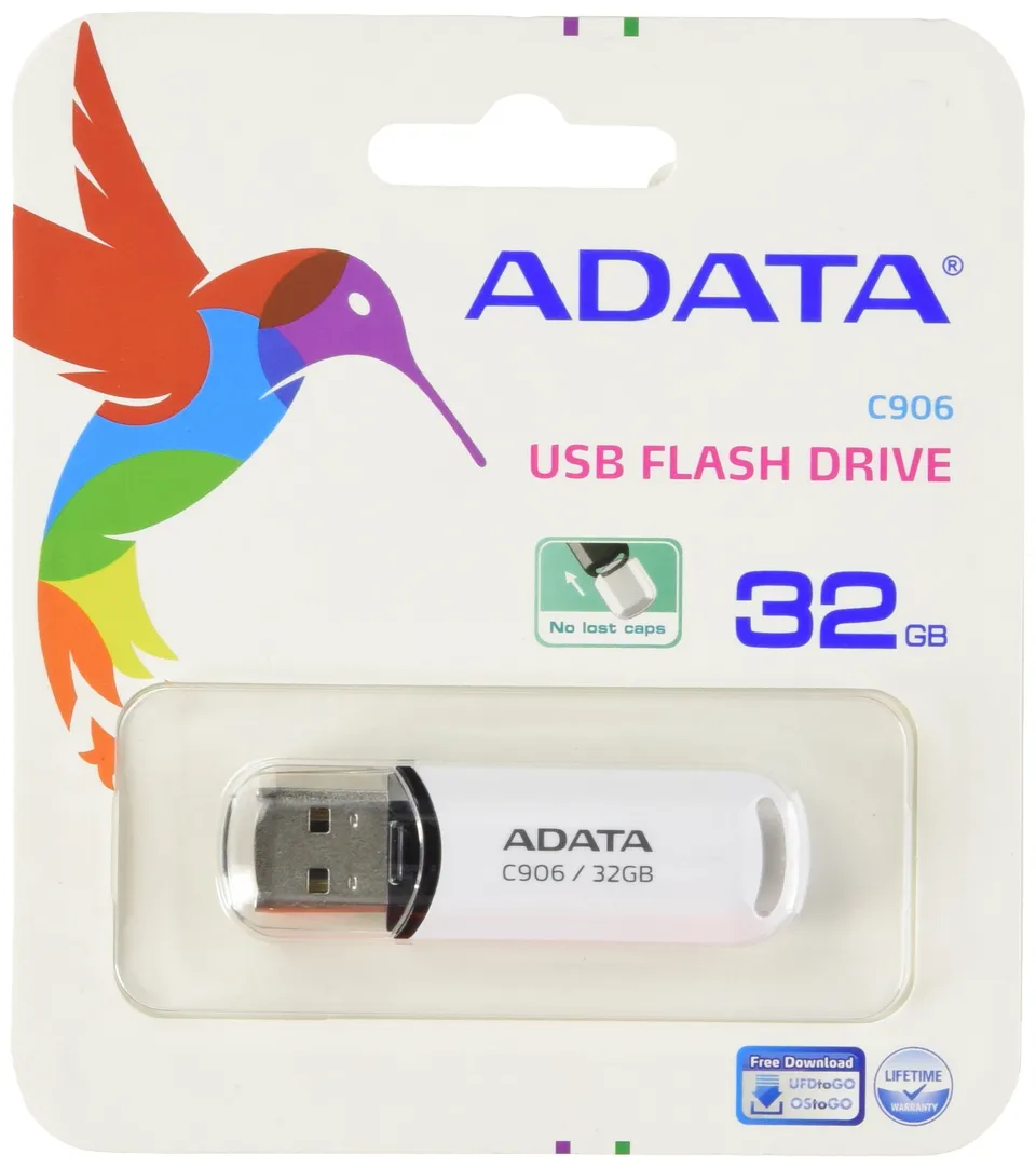 adata-classic-c906-32gb-usb-2-0-speicherstick-wei image 1