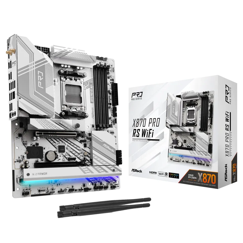 asrock-x870-pro-rs-am5-atx-mainboard-ddr5-pcie-5-0-usb4 image 1