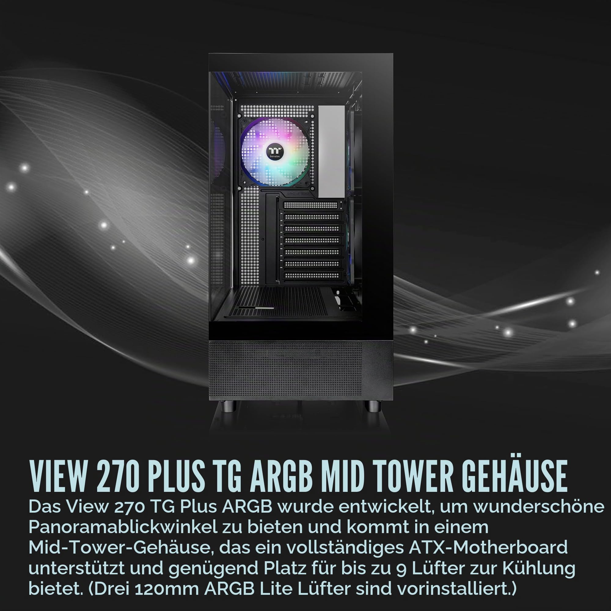thermaltake-view-270-plus-tg-argb-midi-tower-schwarz-mit-doppel-glas image 2