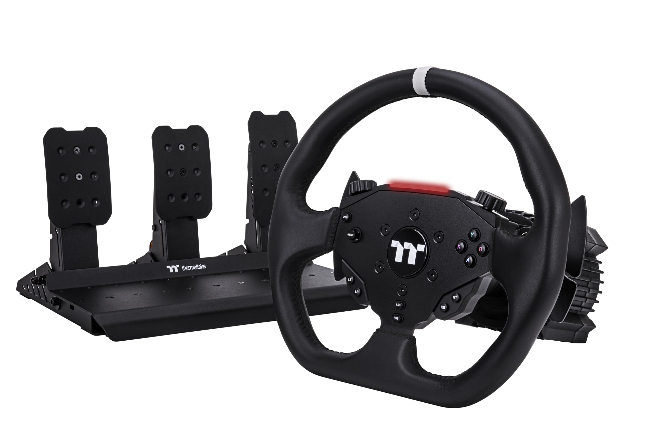 thermaltake-g6-direct-drive-racing-wheel-bundle-lenkrad-6-nm-wheelbase-und-3-ped image 1