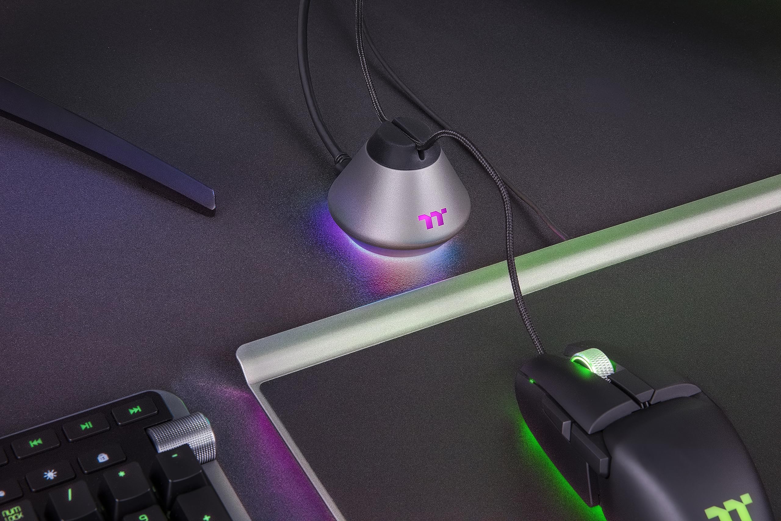 thermaltake-argent-mb1-rgb-gaming-mouse-bungee-mauskabelhalter-silber image 7
