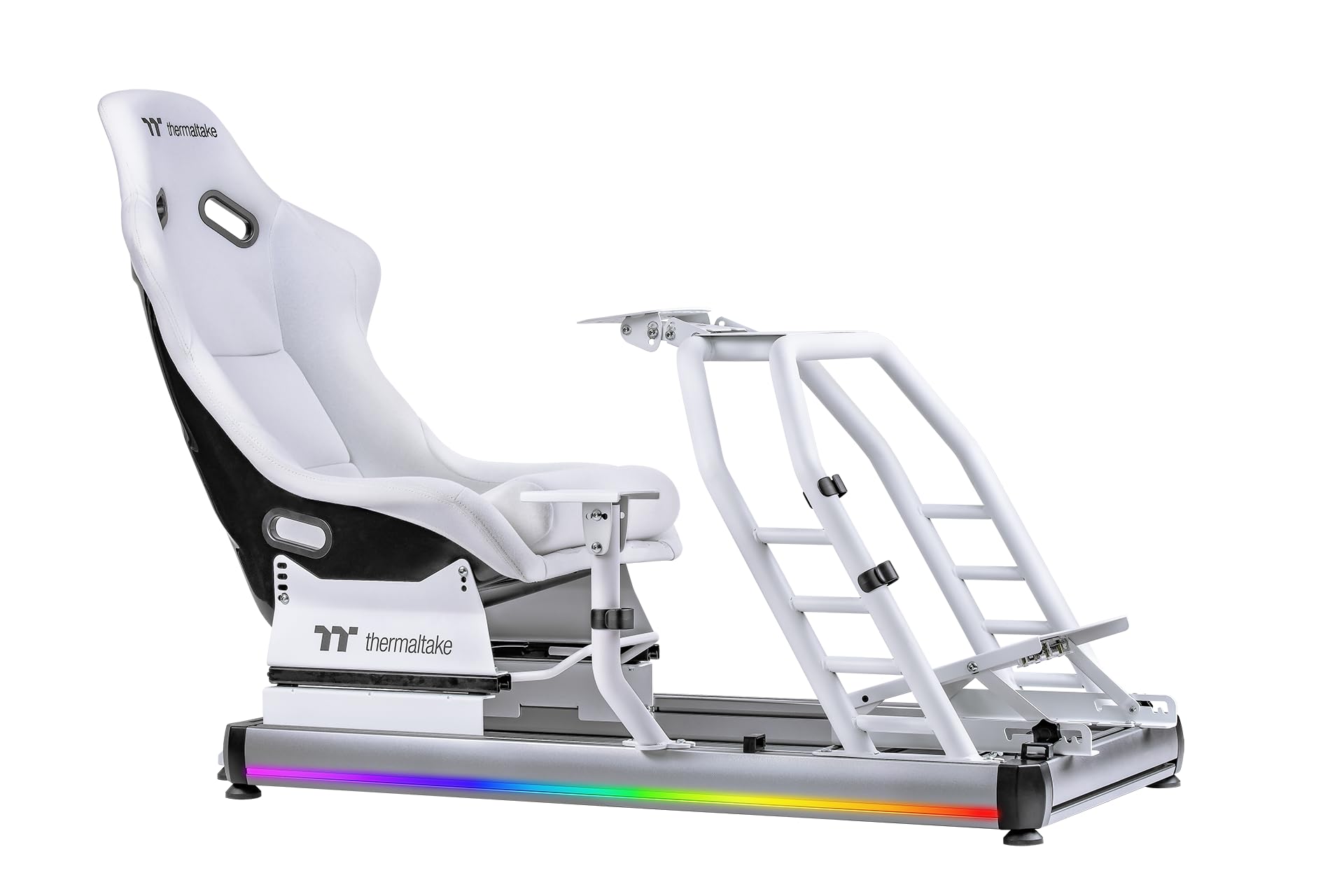 thermaltake-gr500-racing-simulator-cockpit-bundle-snow-simrig-mit-rennsitz-keybo image 1