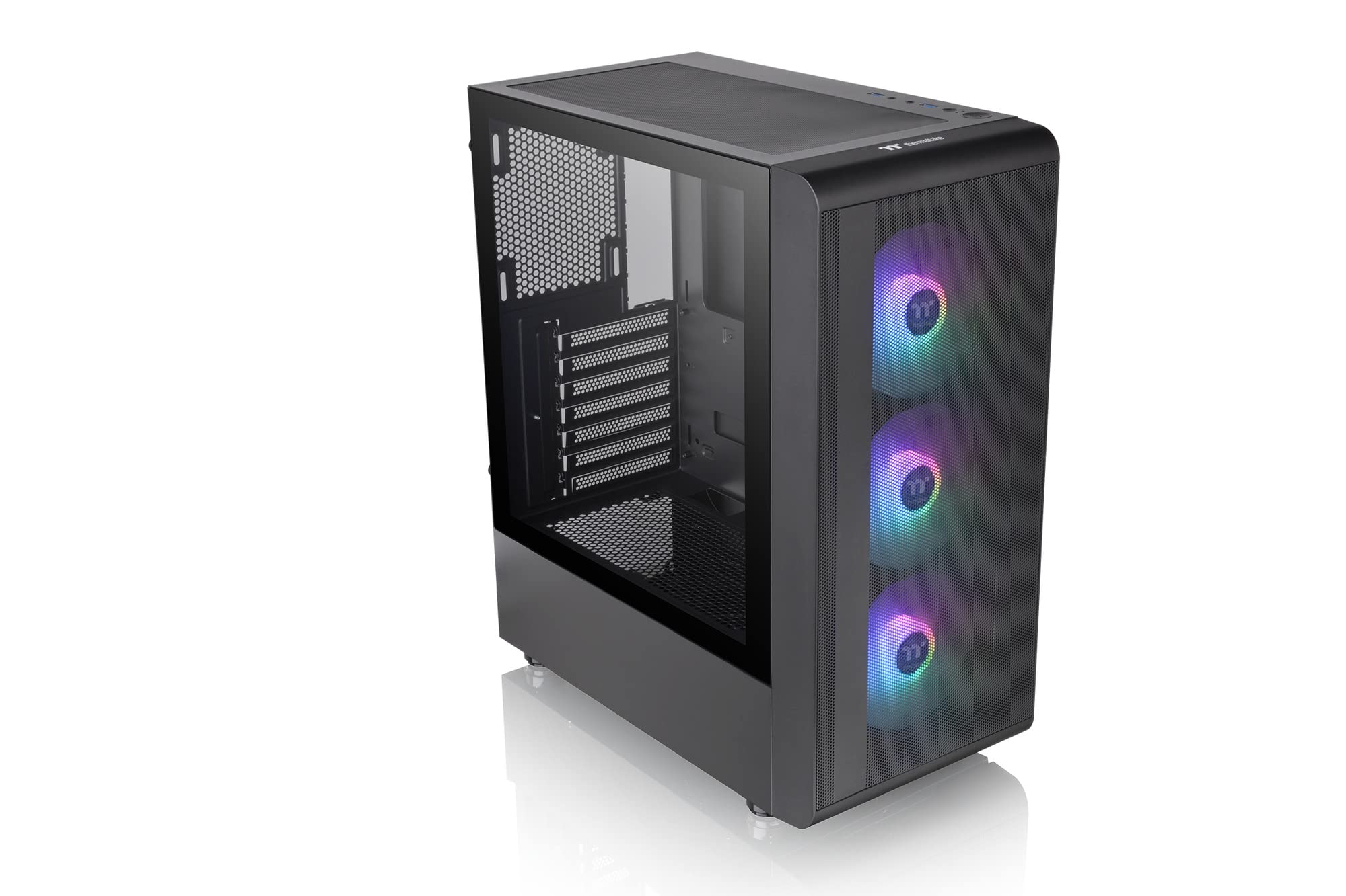 thermaltake-s200-tg-argb-black-mid-tower-pc-geh-use-mesh-glas image 2