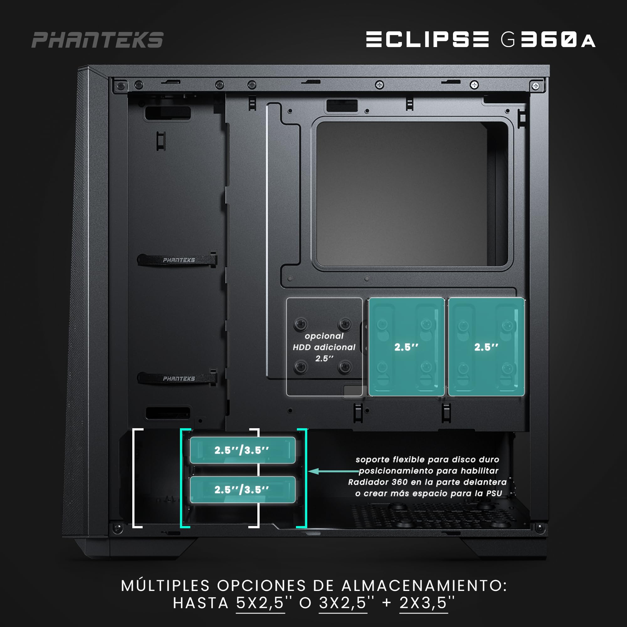 phanteks-eclipse-g360a-eatx-midi-tower-schwarz-mit-glas-und-argb image 3