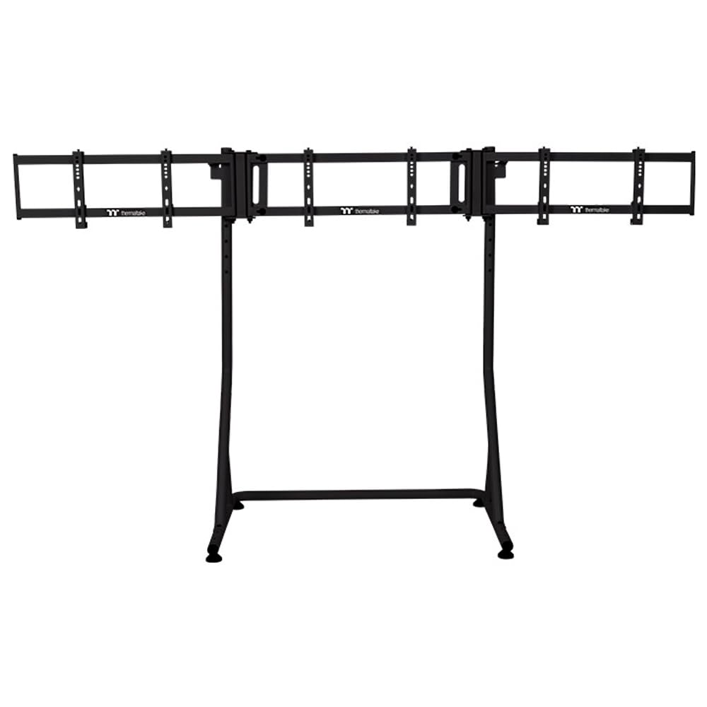 thermaltake-triple-racing-monitor-stand-pro-monitorhalterung-schwarz-f-r-3-monit image 2