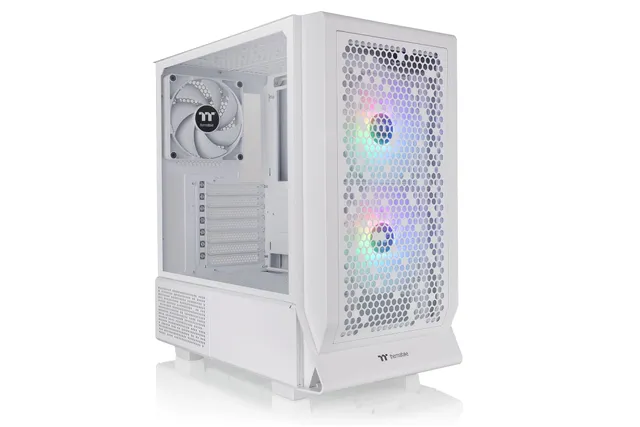 thermaltake-ceres-330-tg-argb-snow-mid-tower-pc-geh-use-tempered-glass-wei image 1