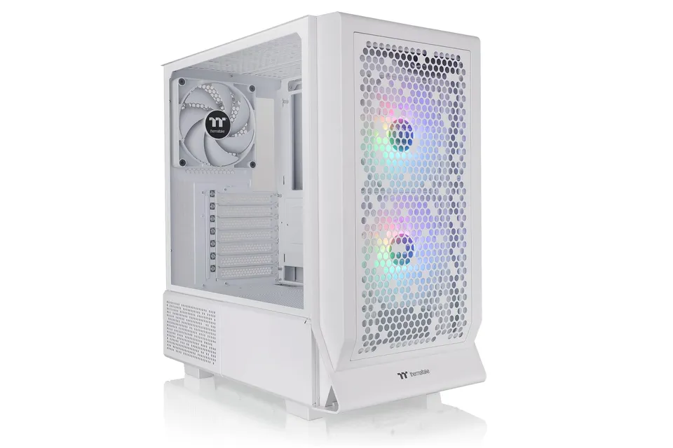 thermaltake-ceres-330-tg-argb-snow-mid-tower-pc-geh-use-tempered-glass-wei image 1