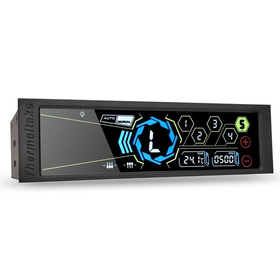 thermaltake-commander-ft-5-5-zoll-touch-l-ftercontroller-schwarz-blau image 1