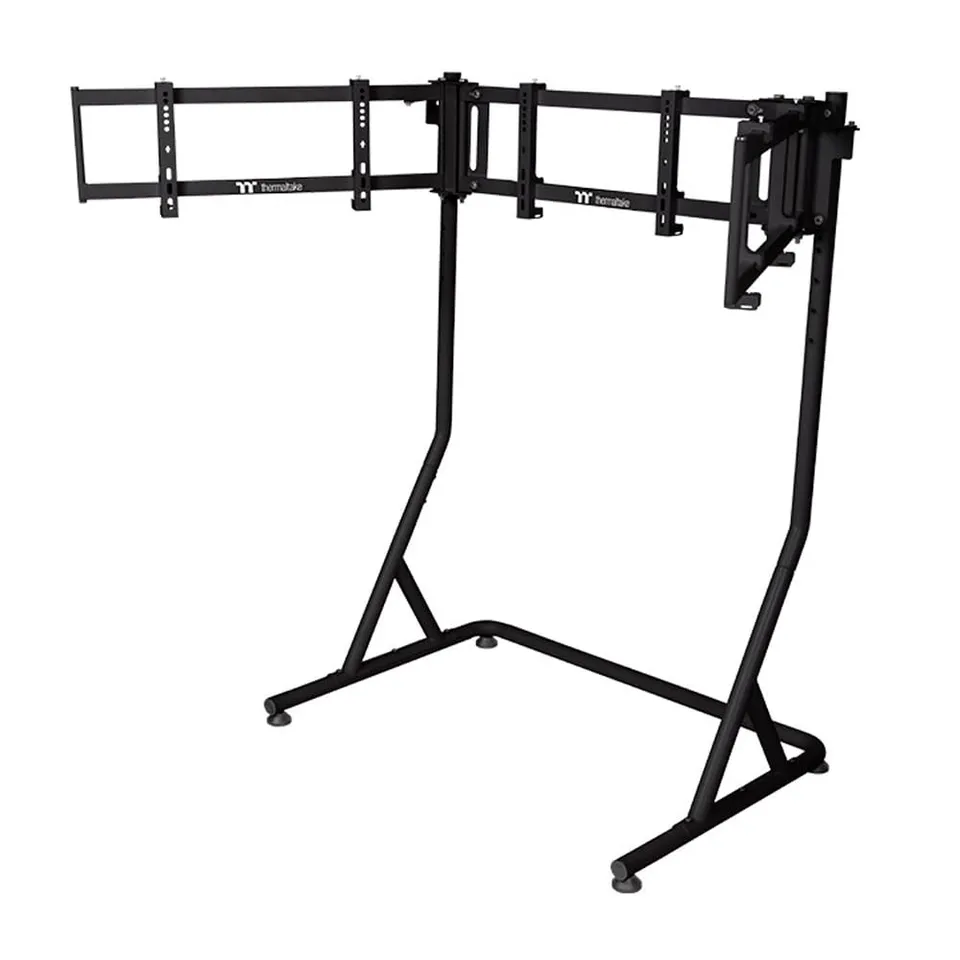 thermaltake-triple-racing-monitor-stand-pro-monitorhalterung-schwarz-f-r-3-monit image 1