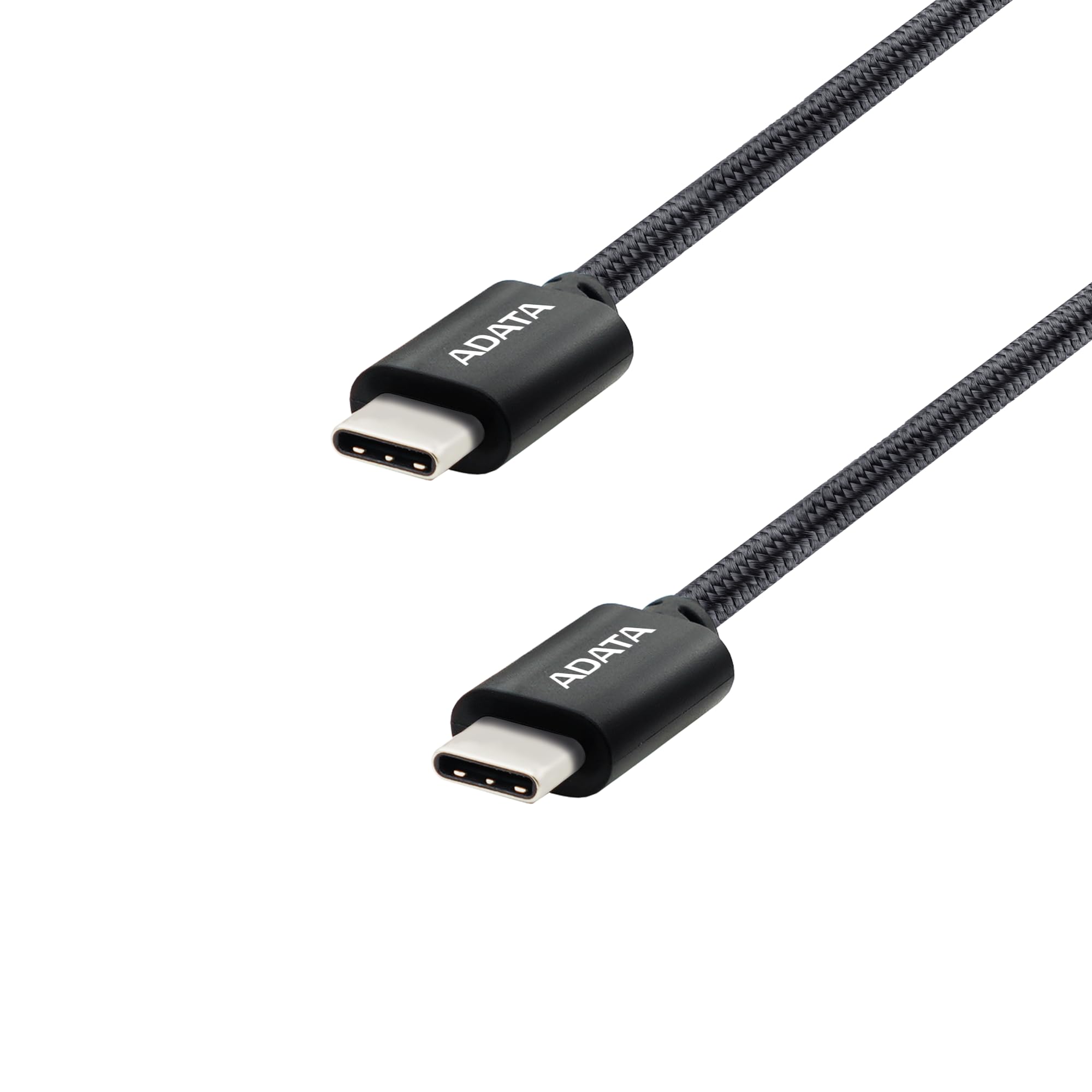 adata-usb-c-zu-usb-c-kabel-100w-pd3-0-qc3-0-nylongewebe-1m-schwarz image 1
