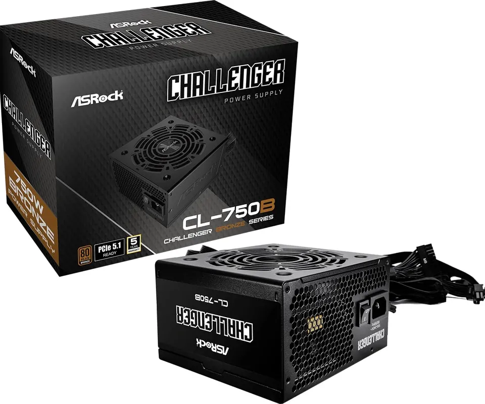 asrock-challenger-cl-750b-750-w-atx-netzteil-80-plus-bronze-pcie-5-1-ready-flach image 1