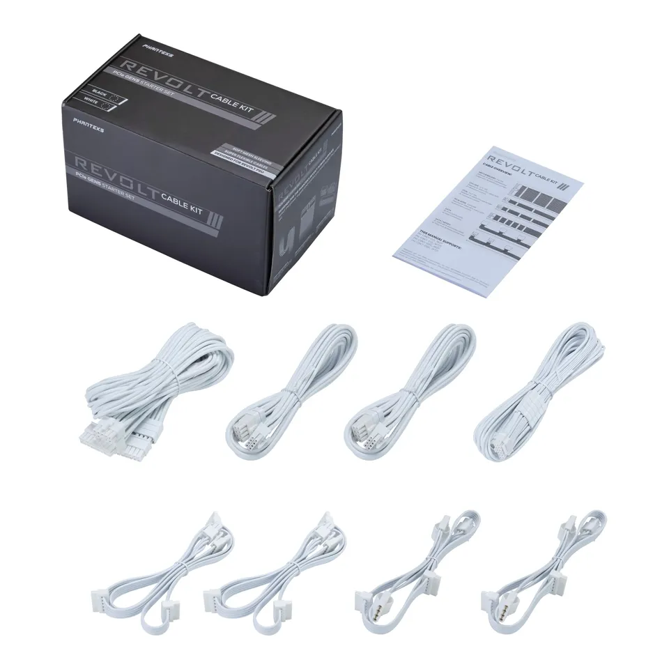 phanteks-revolt-cable-kit-pcie-gen5-starter-set-kabel-set-wei image 1