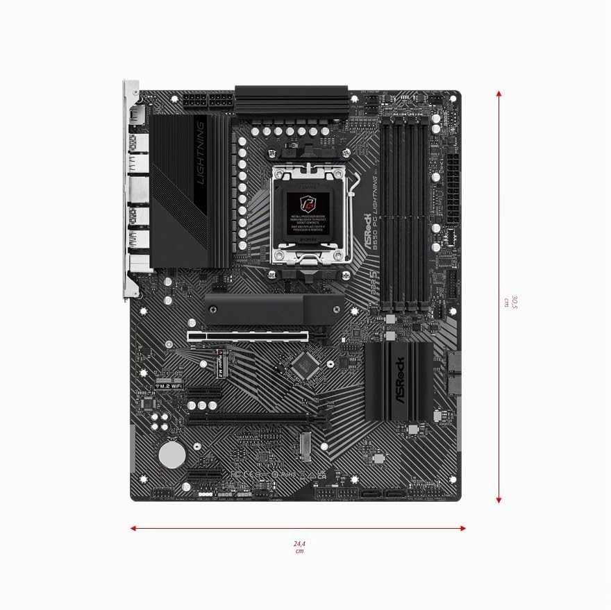 asrock-b650-pg-lightning-am5-atx-mainboard-ddr5-hdmi image 6