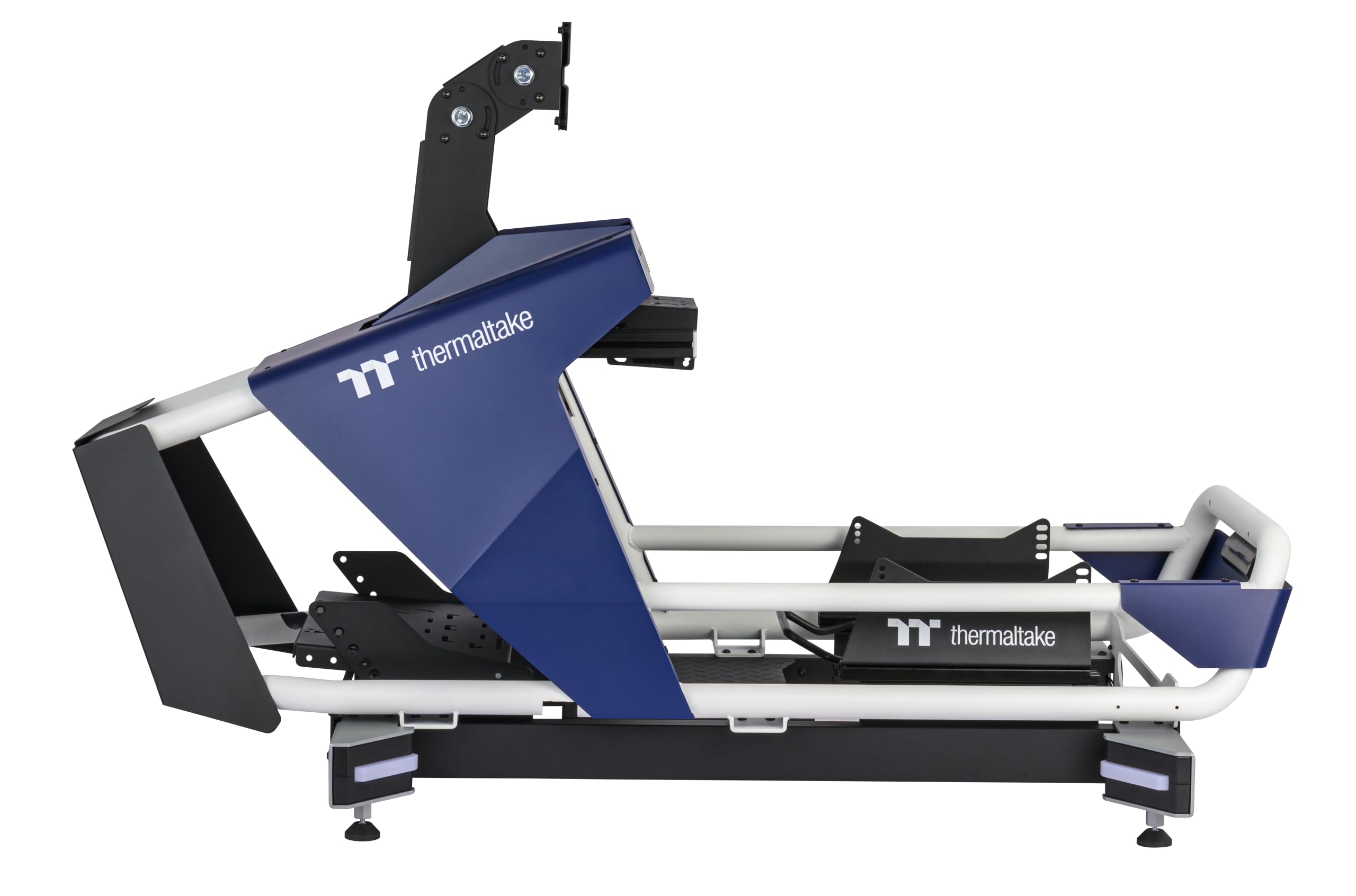 thermaltake-gr700-premium-simracing-cockpit-aluminium-stahl-rahmen-black-blue image 3