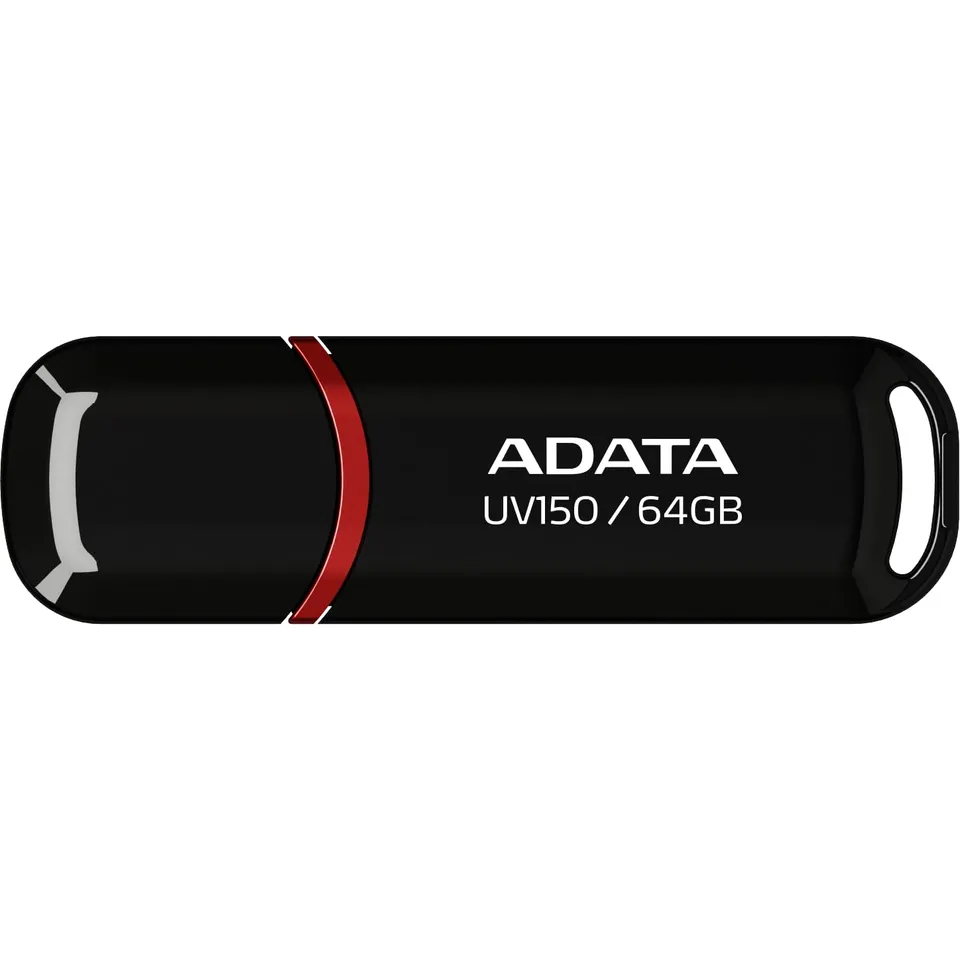 adata-dashdrive-uv150-64gb-usb-stick-schwarz-auv150-64g-rbk image 1