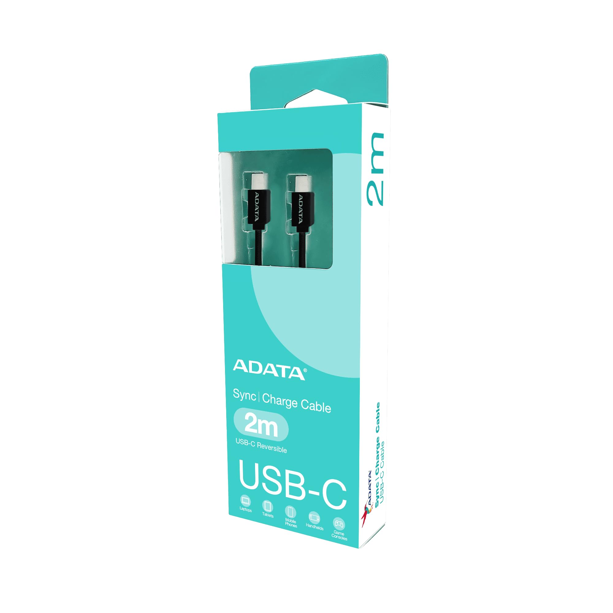 adata-usb-c-zu-usb-c-kabel-100w-pd3-0-qc3-0-nylongewebe-1m-schwarz image 4