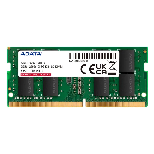 adata-premier-8gb-ddr4-2666mhz-sodimm-cl19-notebook-arbeitsspeicher image 1