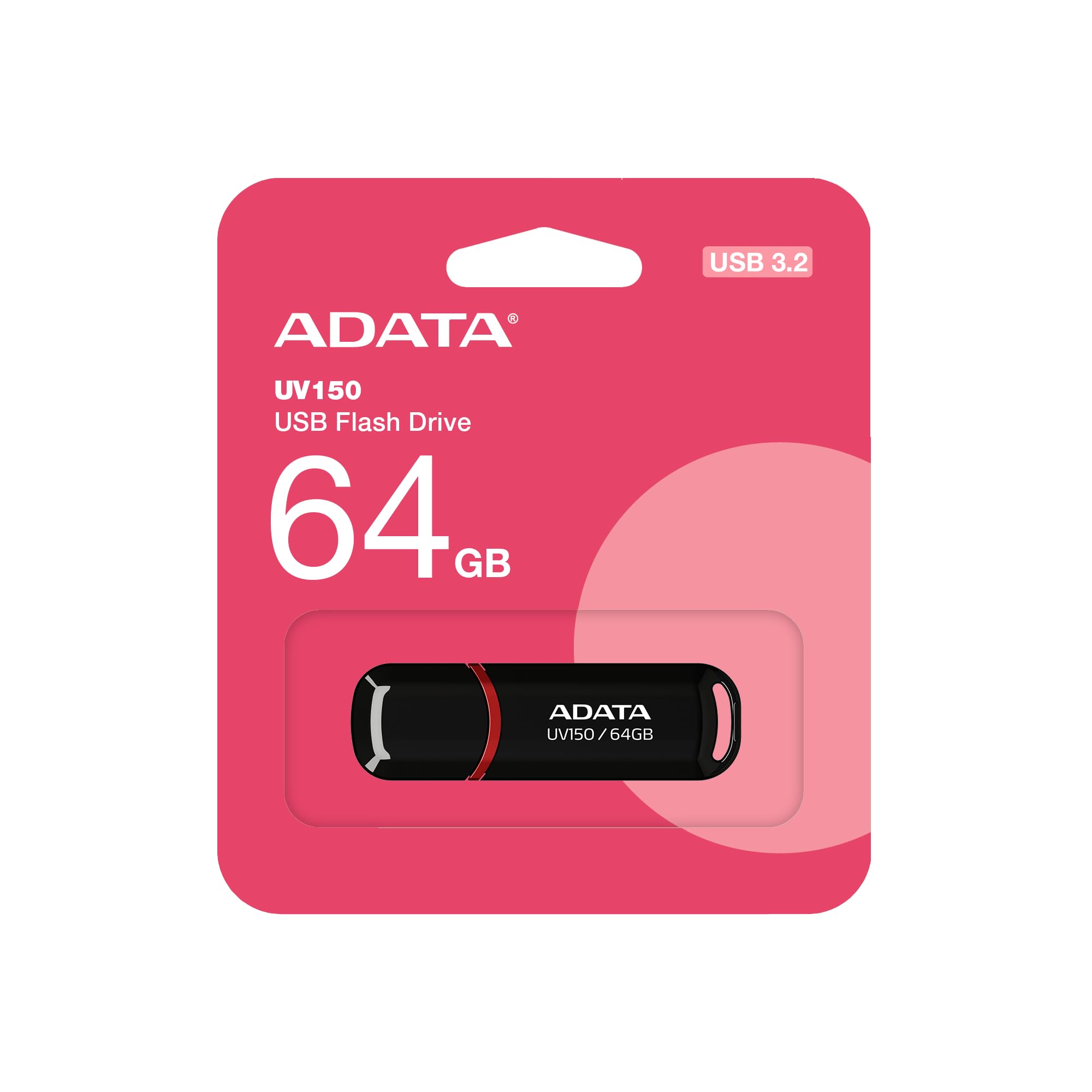adata-dashdrive-uv150-64gb-usb-stick-schwarz-auv150-64g-rbk image 2