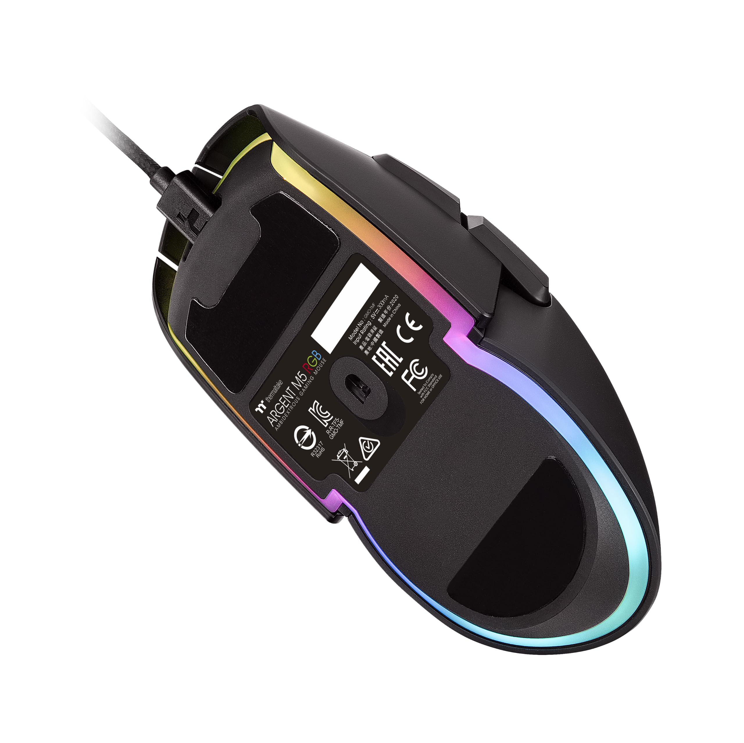 thermaltake-argent-m5-rgb-gaming-maus-optischer-pixart-pmw-3389-sensor-16-000-dp image 4