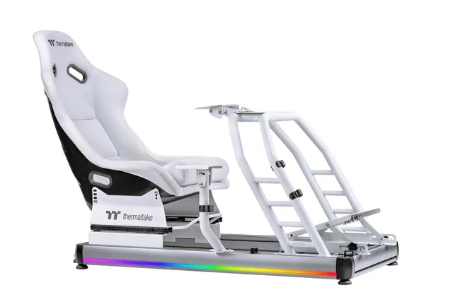 thermaltake-gr500-racing-simulator-cockpit-bundle-snow-simrig-mit-rennsitz-keybo image 1