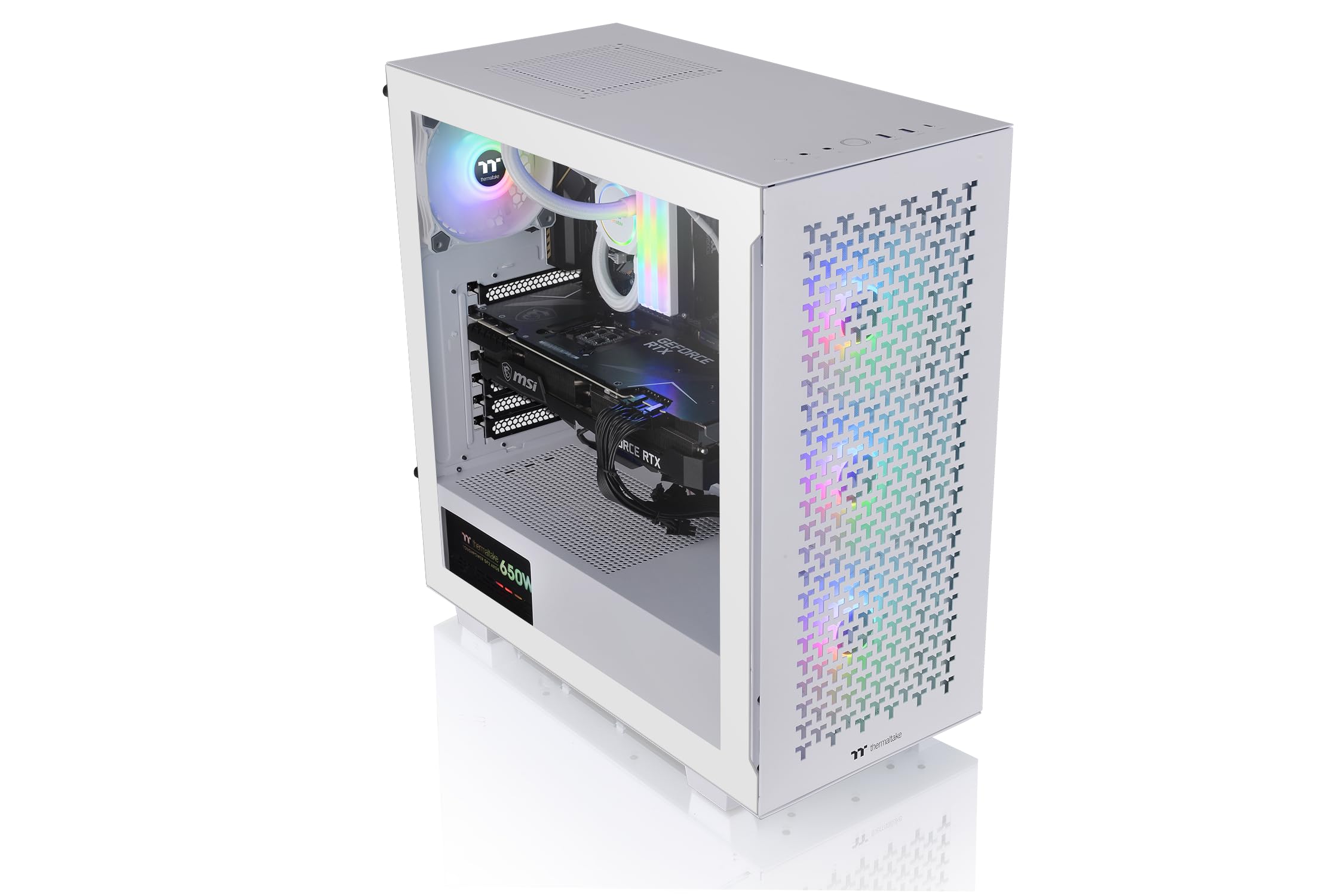 thermaltake-v350-tg-argb-air-mid-tower-atx-mesh-front-tempered-glass-wei image 2