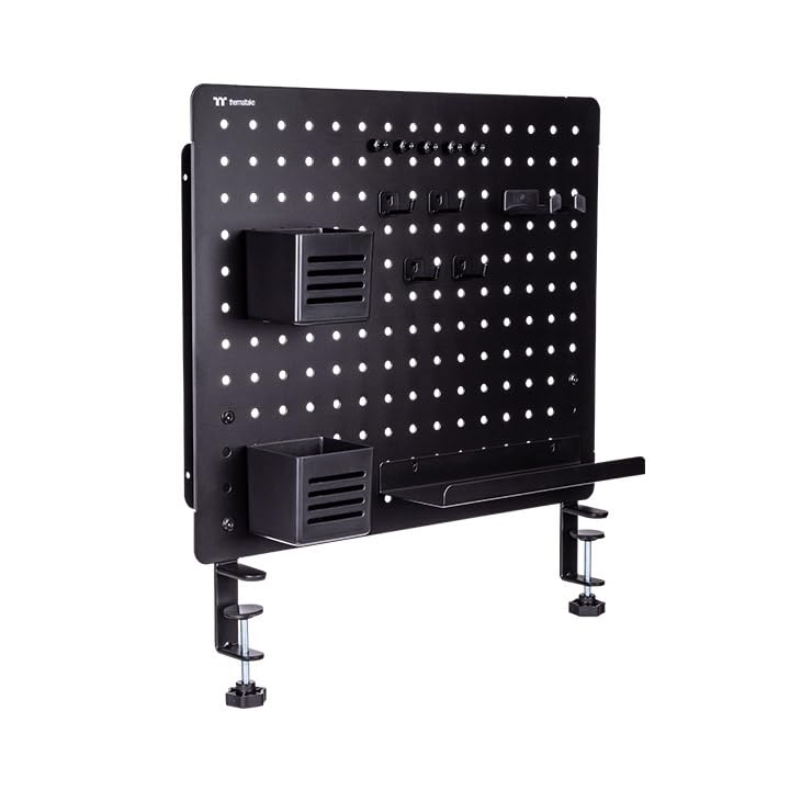 thermaltake-gea-gaming-desk-pegboard-lochbrett-large-black image 1