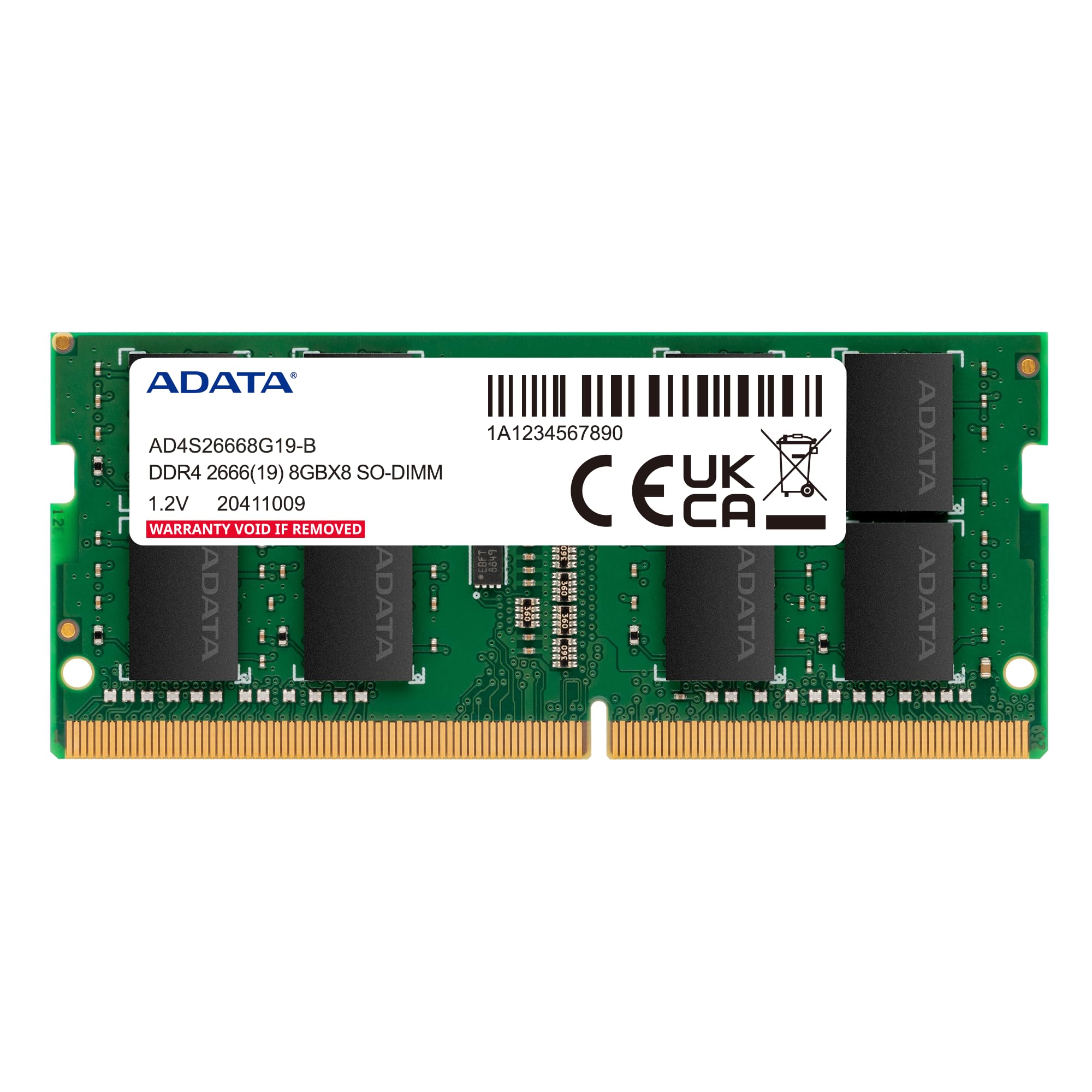 adata-premier-8gb-ddr4-2666mhz-sodimm-cl19-notebook-arbeitsspeicher image 1