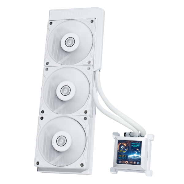 lian-li-hydroshift-lcd-aio-wasserk-hlung-mit-2-88-ips-lcd-und-side-mounted-tubes image 1