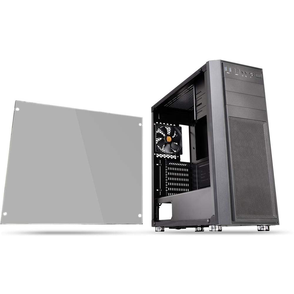 thermaltake-versa-h26-tg-midi-tower-atx-tempered-glass-schwarz image 2