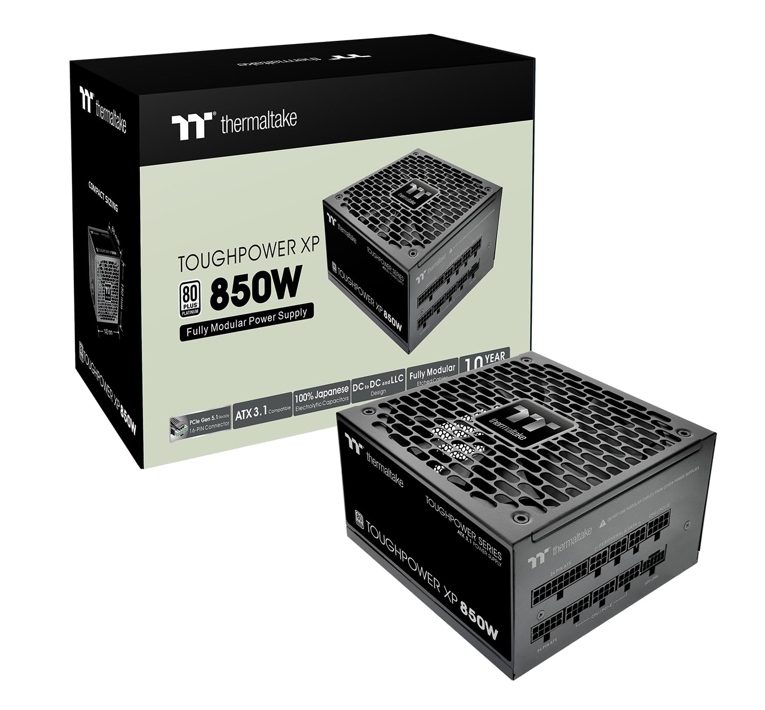 thermaltake-toughpower-xp-850w-atx-3-1-netzteil-80-plus-platinum-pcie-5-1-12v-2x image 1