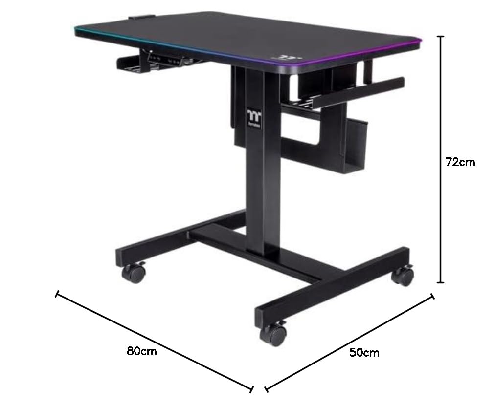 thermaltake-cycledesk-100-smart-gaming-desk-h-henverstellbarer-schreibtisch image 2