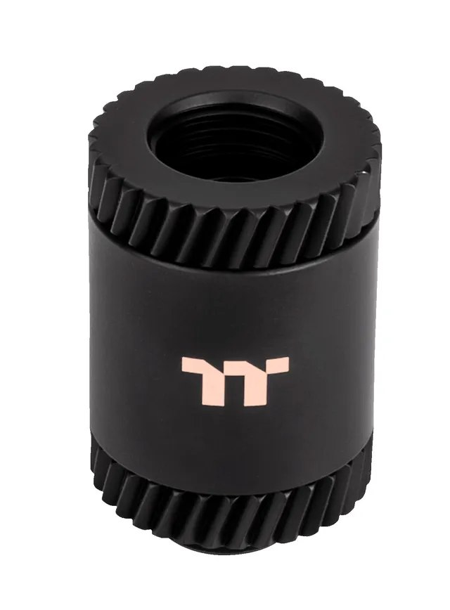 thermaltake-pacific-sf-female-to-male-30mm-extender-matte-black-diy-lcs-fitting image 1