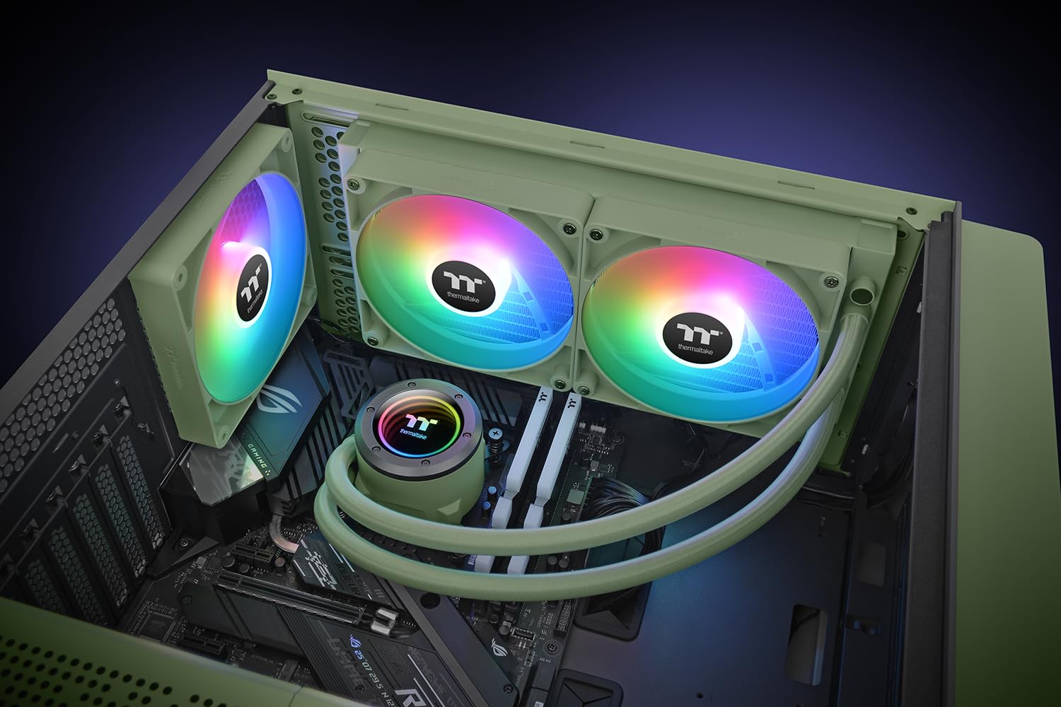 thermaltake-th280-v2-argb-matcha-green-280-mm-aio-wasserk-hlung image 4