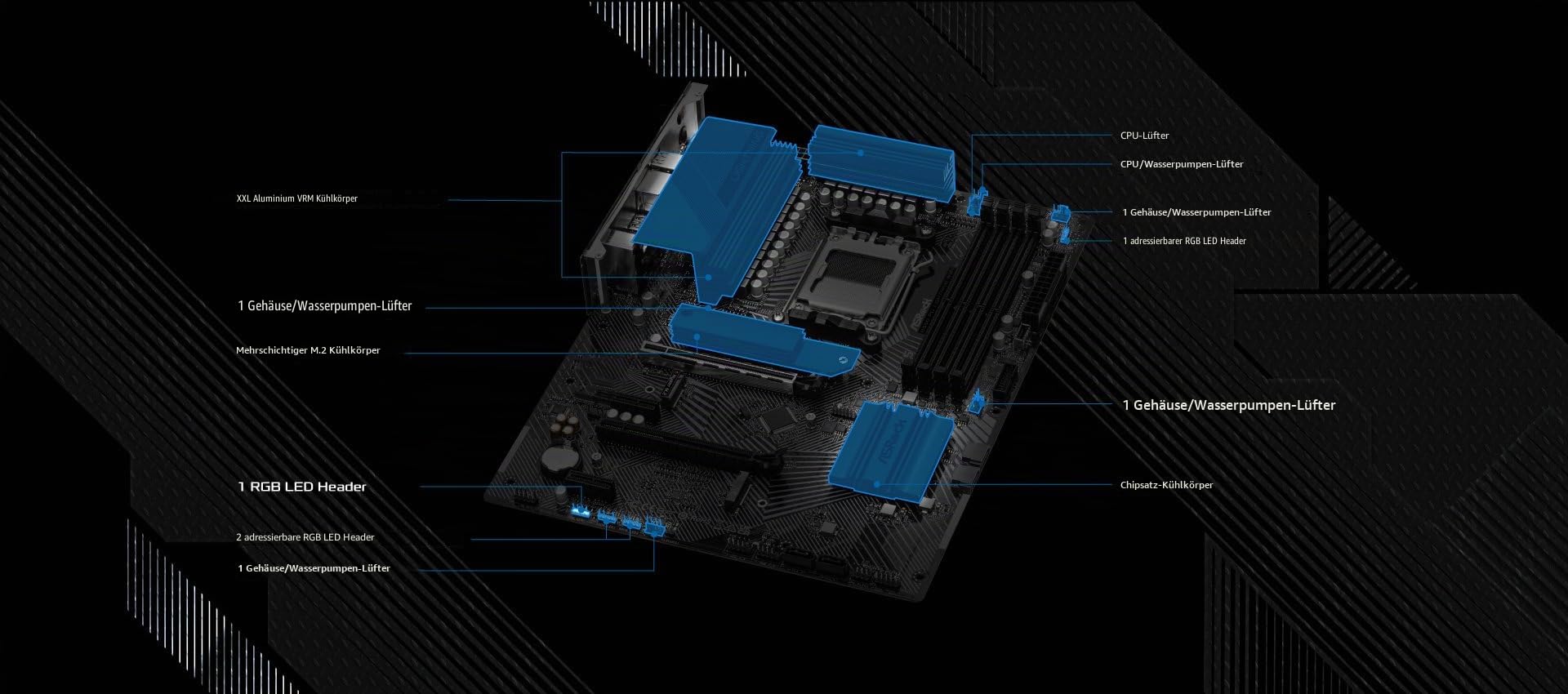 asrock-b650-pg-lightning-am5-atx-mainboard-ddr5-hdmi image 3