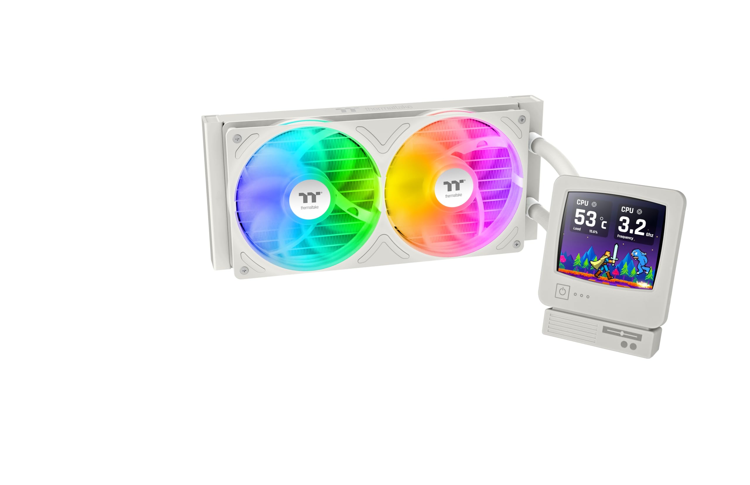 thermaltake-retro-360-ultra-argb-sync-aio-wasserk-hlung-360-mm-radiator-argb-lcd image 8