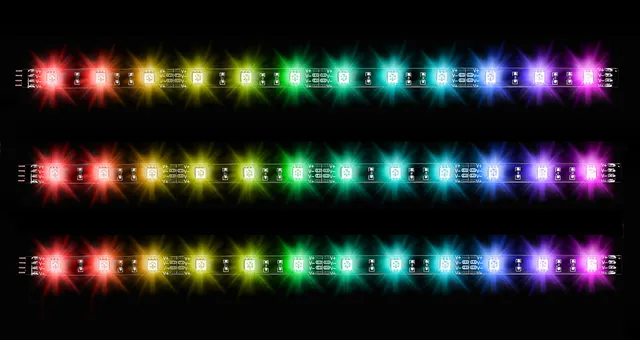 thermaltake-lumi-rgb-plus-led-strip-3er-pack-mit-controller image 1