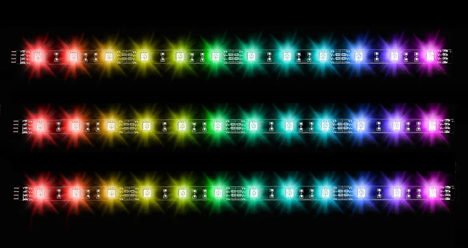 thermaltake-lumi-rgb-plus-led-strip-3er-pack-mit-controller image 1