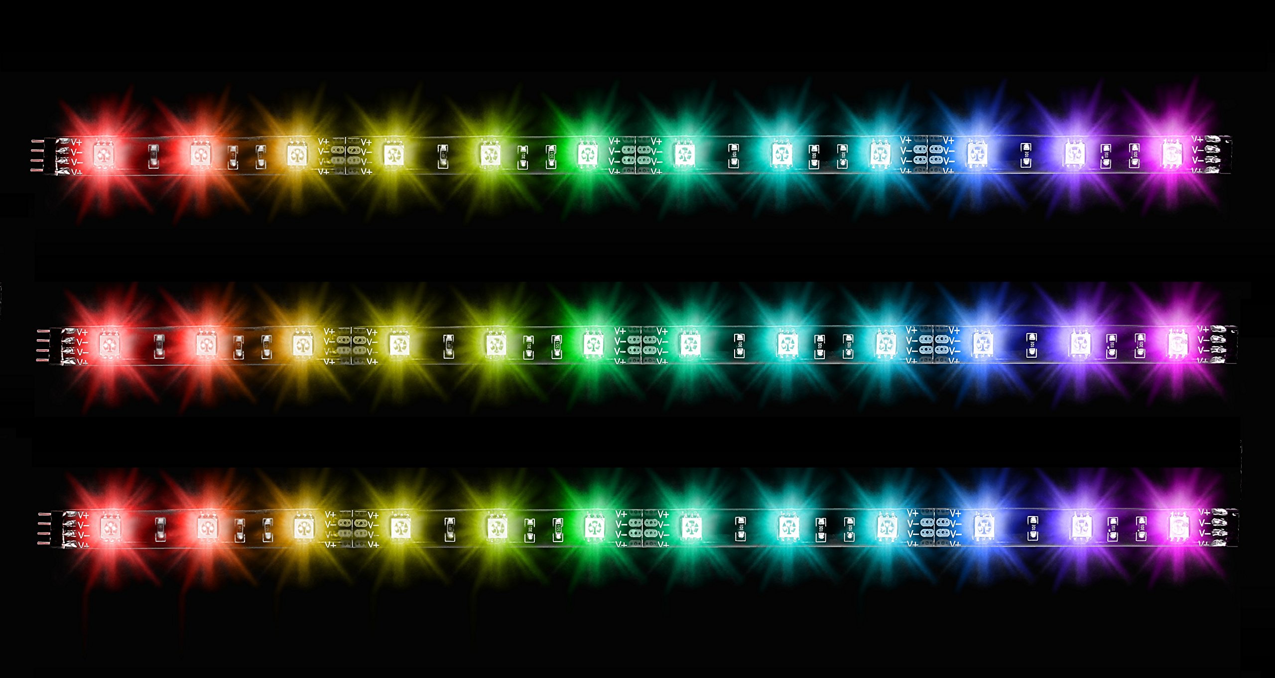 thermaltake-lumi-rgb-plus-led-strip-3er-pack-mit-controller image 1