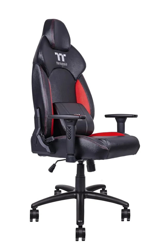 thermaltake-v-comfort-gaming-chair-schwarz-rot image 1