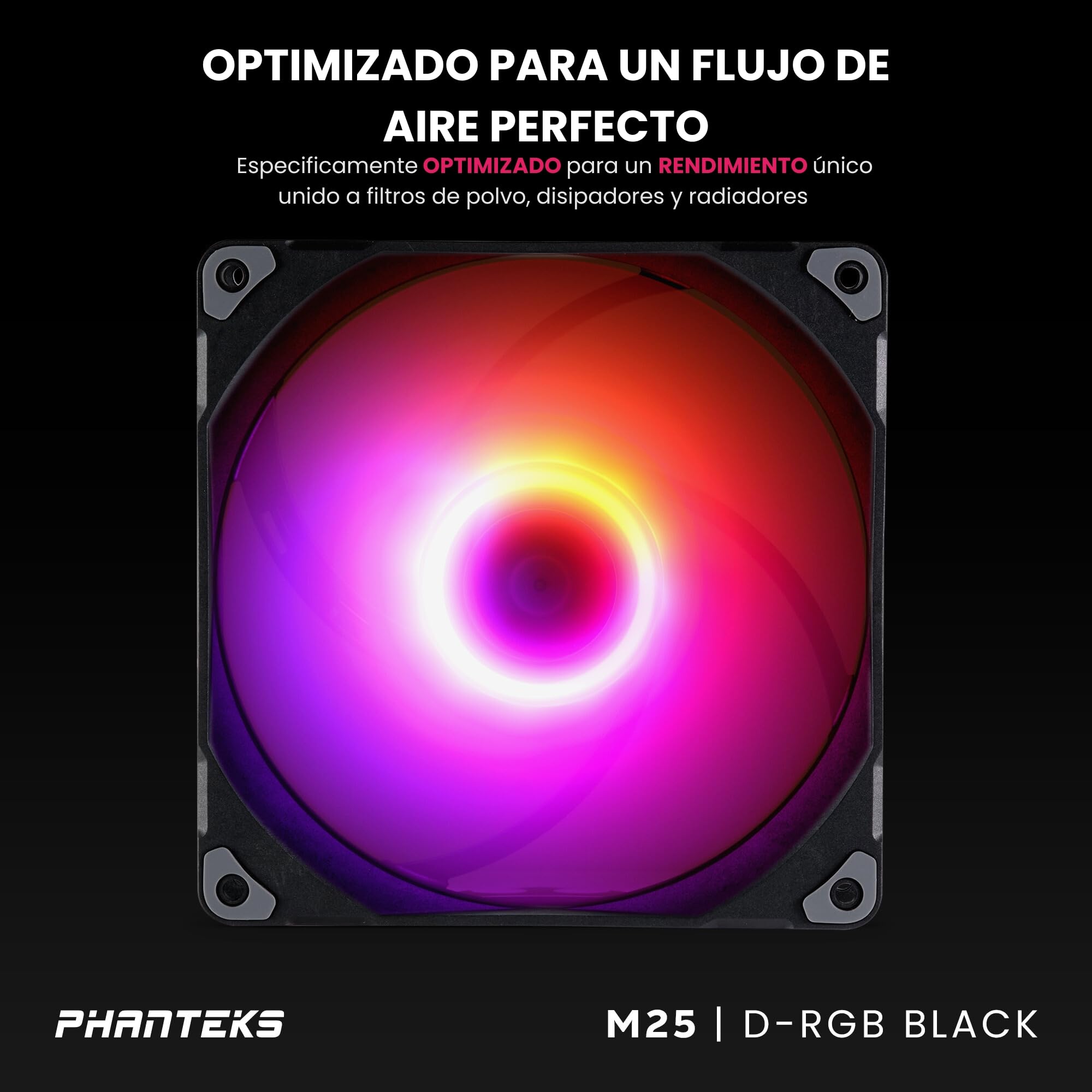 phanteks-m25-pwm-d-rgb-l-fter-140-mm-schwarz image 2
