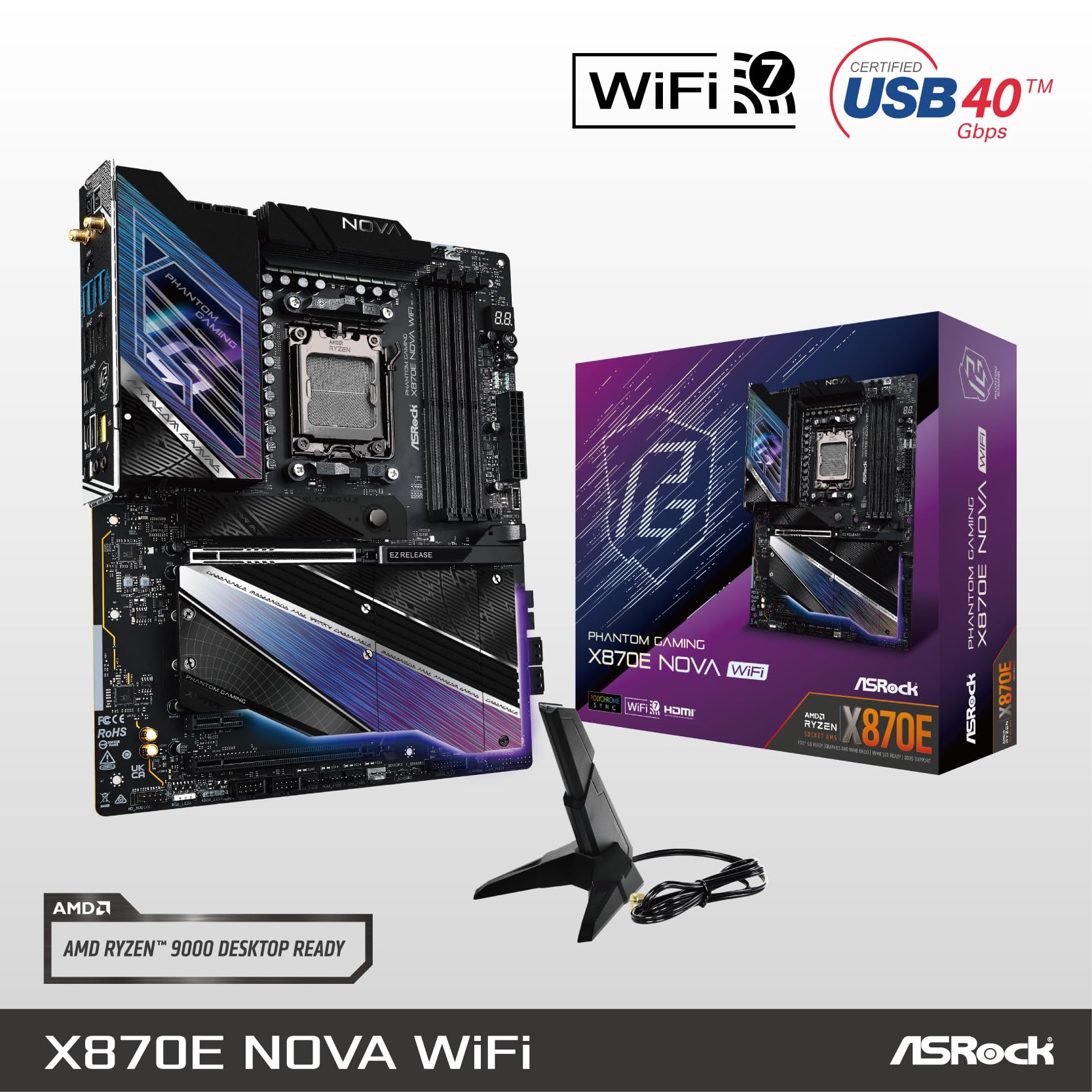 asrock-x870e-nova-am5-atx-mainboard-ddr5-pcie-5-0-usb4 image 6
