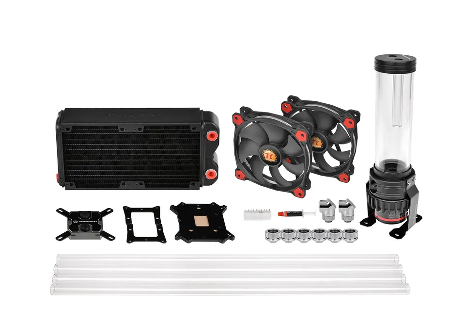 thermaltake-pacific-rl240-d5-hard-tube-lcs-wasserk-hlungsset-rot image 1
