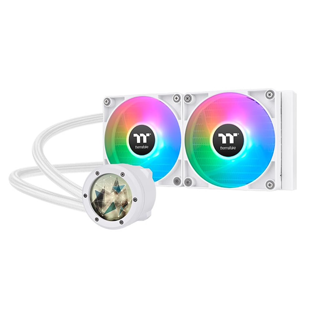 thermaltake-th240-v2-ultra-argb-sync-aio-wasserk-hlung-240mm-wei-mit-2-1-zoll-lc image 2