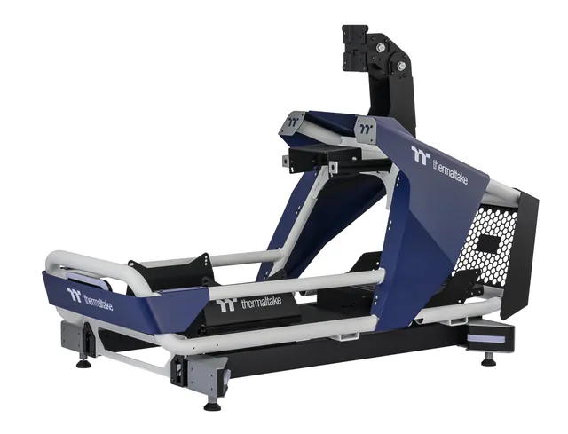 thermaltake-gr700-premium-simracing-cockpit-aluminium-stahl-rahmen-black-blue image 1