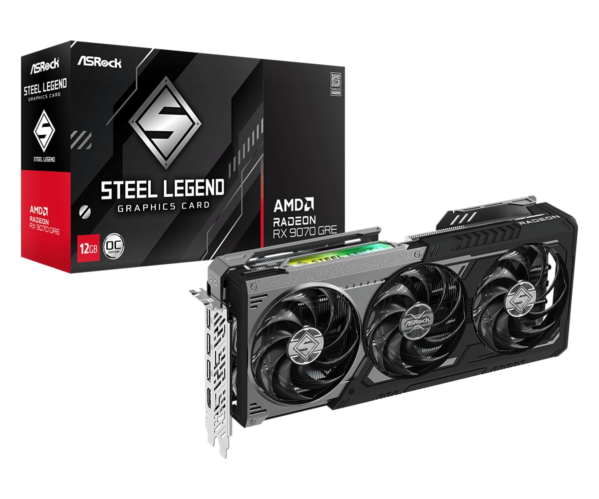 asrock-radeon-rx-9070-xt-challenger-16-gb-oc-grafikkarte-rdna-4-triple-fan image 8