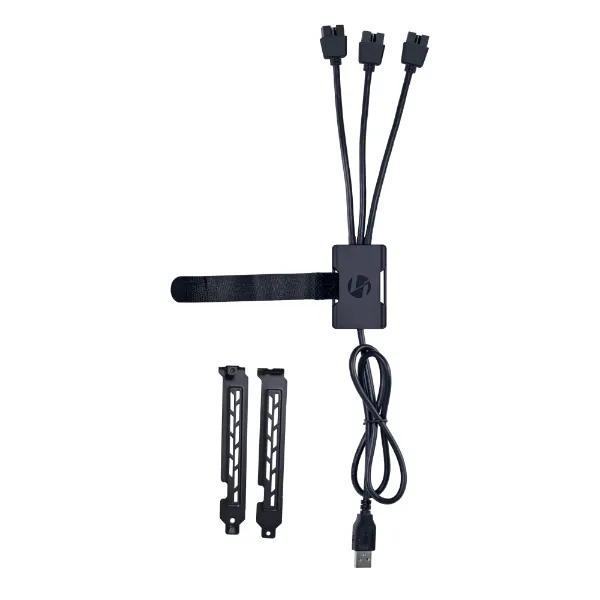 lian-li-usb-2-0-1-zu-3-hub-type-a-male-auf-3x-9-pin-usb-2-0-splitter image 1