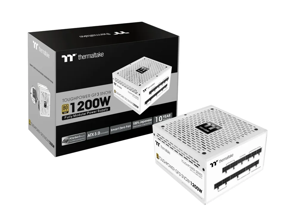 thermaltake-toughpower-gf3-1200w-snow-atx-3-0-pc-netzteil-80-plus-gold-voll-modu image 1