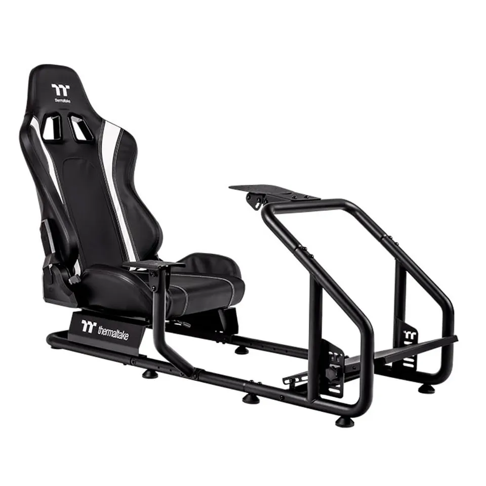 thermaltake-gr300-sim-racing-cockpit-racing-rig-mit-verstellbarem-pvc-rennsitz-s image 1